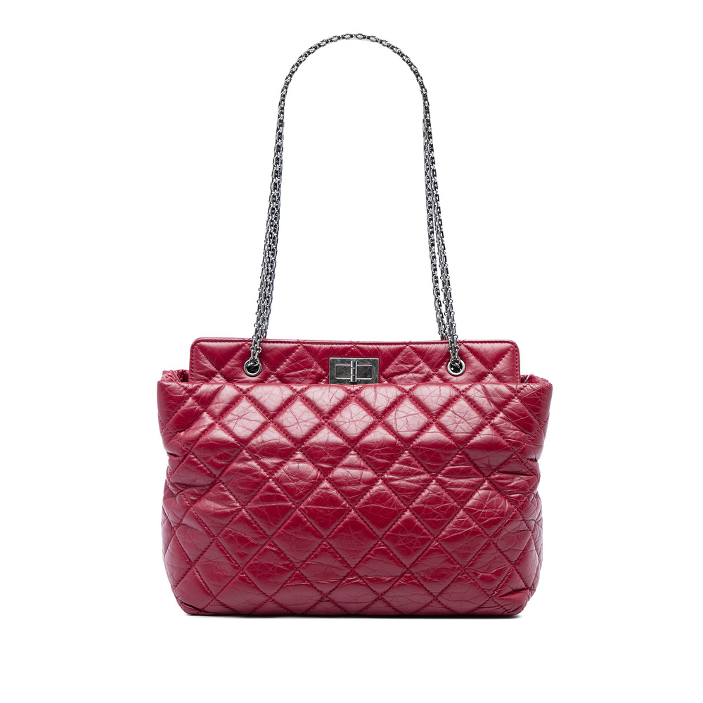 Pre-Loved Chanel Quilted Aged Calfskin Reissue 2.55 Tote
